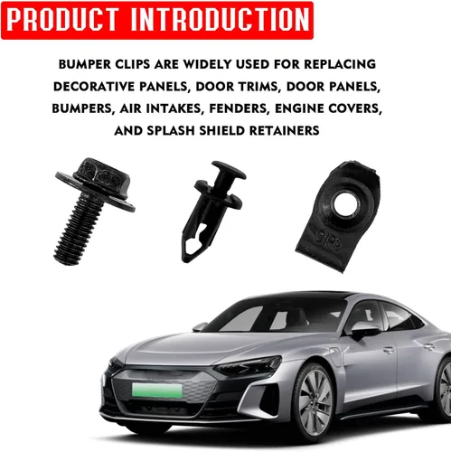 Vista 3 de 35 piezas de pernos de cuerpo de protección contra salpicaduras para motor, forro de guardabarros, clips de remache de sujeción de empuje, kit