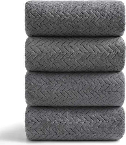 Vista 20 de Ferdilan Juego de 8 toallas de baño extra grandes, 2 toallas de baño de gran tamaño (35 x 70 pulgadas), 2 toallas de mano, 4 toallas para la cara
