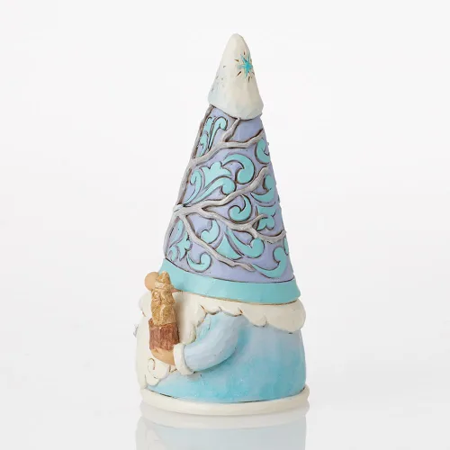 Vista 5 de Enesco Jim Shore Heartwood Creek Four Seasons - Figura de gnomo de invierno