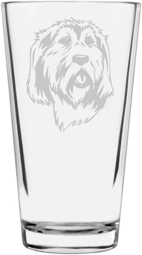 Vista 108 de Podenco Canario - Vaso de pinta de 16 onzas con temática de perro personalizado