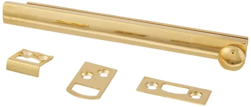 Vista 2 de Deltana Perno de superficie, tornillo oculto, resistente, latón antiguo, 6 pulgadas