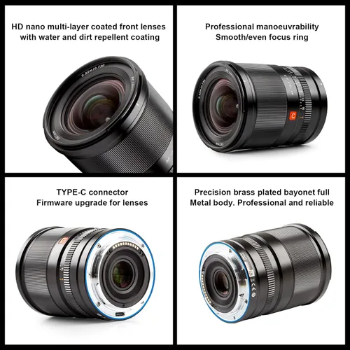 Vista 7 de VILTROX 13mm f1.4 F/1.4 Lente de Montura Z, Lente Prima Gran Angular Aps-C para Cámara de Montura Z Nikon Z5/Z50/Z6/Z6II/Z7/Z7II/ZFC/Z30/Z9