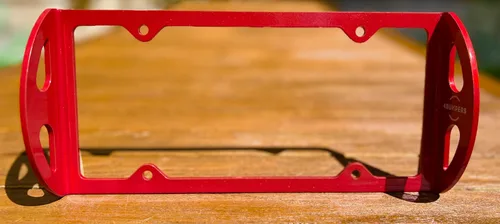 Vista 12 de Marco para placas de acero sólido 4Bumpers "Duo", el mejor protector para parachoques, Negro