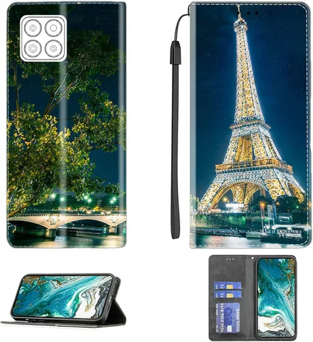 Vista 397 de jioeuinly ATT Motivate 2 - Funda compatible con ATT Motivate 2, funda con soporte abatible y cierre magnético DJS