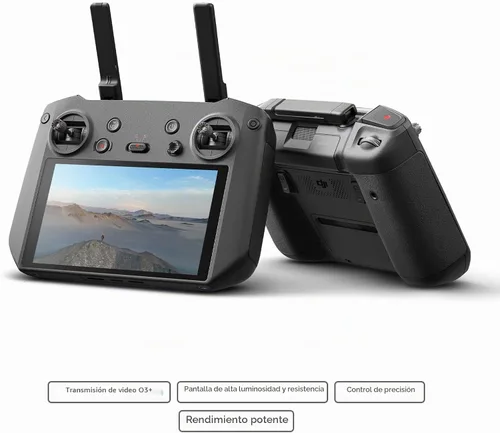 Vista 2 de Controlador inteligente RC Pro para DJI Mavic 3 - Pantalla de alto brillo, rango de transmisión de 9.3 mi, potente procesador