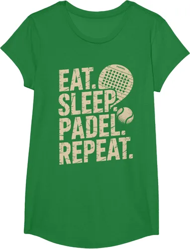 Vista 83 de Camiseta Eat Sleep Padel Repeat Padel Jugador de Tenis