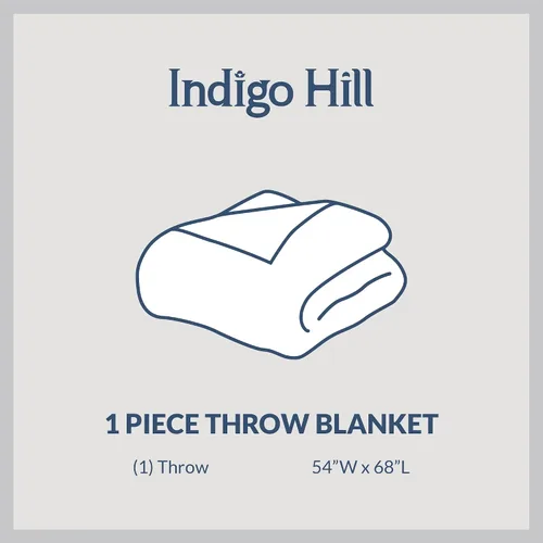 Vista 79 de Indigo Hill by HiEnd Accents Acadia - Manta de sherpa con estampado de pinos bosques, naturaleza, bosque, montaña, manta occidental para acampar al