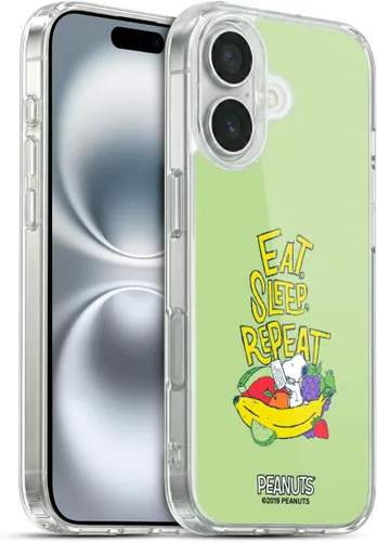 Vista 174 de Head Case Designs Funda de gel suave con licencia oficial de Peanuts Charlie y Snoopy Naturally Sweet compatible con Apple iPhone 7 Plus/iPhone 8