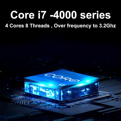 Vista 5 de Computadora de escritorio todo en uno de 23.8 pulgadas todo en uno con Core i7 16GB RAM 512GB SSD, cámara web ajustable de 360°, panel de carga, PC