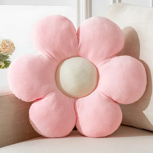 Vista 9 de Almohada de flores, almohadas azules, lindas margaritas, cojín decorativo para el hogar, para cama, sofá, sofá