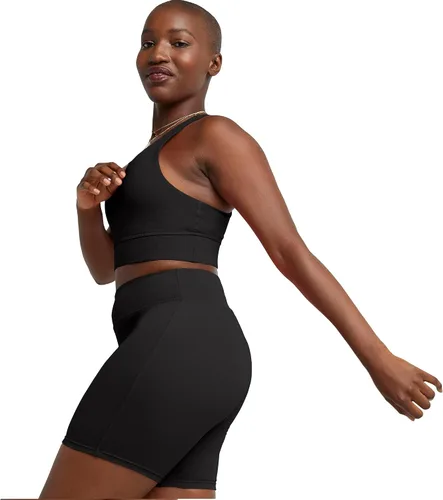 Vista 3 de Hanes Originals, bicicleta elástica de algodón, pantalones cortos de tiro alto para mujer
