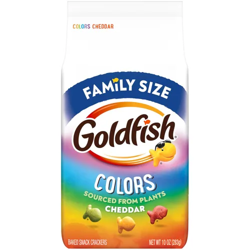 Vista 13 de Goldfish Galletas de queso cheddar, bolsa de 10 onzas