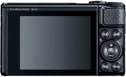 Vista 3 de Canon PowerShot SX740 HS Cámara digital + tarjeta de memoria de 32 GB + funda + lector de tarjetas USB + lápiz de limpieza de lentes + protectores