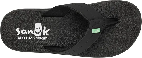 Vista 6 de Sanuk Posavasos acogedor para hombre Sandalias para hombre Sandalias para hombre Sandalias de playa Apoyo y ligero Plantilla de espuma