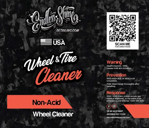 Vista 2 de Endless Shine Detailing Limpiador de ruedas - Limpiador de ruedas no ácido para BMW, Mercedes y Audi - Limpiador de polvo de frenos pesados