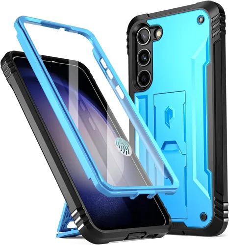 Vista 9 de Poetic Revolution Series - Funda para Samsung Galaxy S23 5G de 6.2 pulgadas (2023), protector de pantalla integrado que funciona con identificación