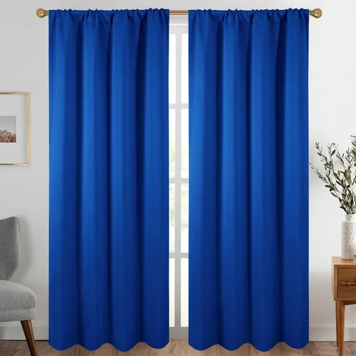 Vista 78 de Diraysid Cortinas opacas beige para dormitorio y sala de estar, cortinas con aislamiento térmico para oscurecer la habitación, 42 x 63 pulgadas, 2