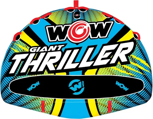 Vista 7 de Wow Sports Thriller - Tubo de cubierta remolcable para adultos que navegan en barco, inflable para deportes acuáticos
