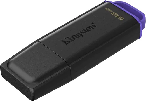 Vista 2 de Kingston Unidad flash DataTraveler Exodia de 512 GB USB 3.2 Gen 1 DTXG2/512GB Púrpura