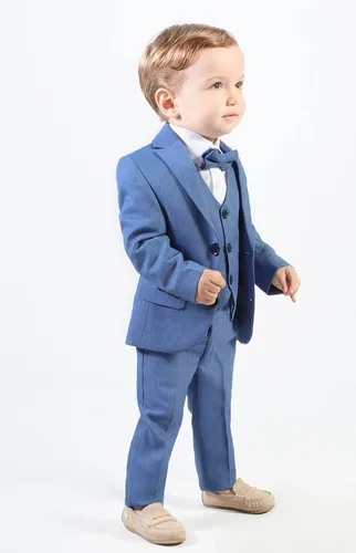 Vista 2 de Lilax Traje formal de 5 piezas para niños