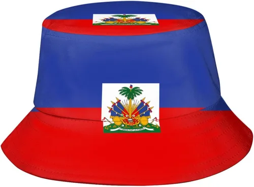 Vista 23 de KiuLoam Sombreros de pescador unisex con bandera, sombreros de pescador plegables para exteriores, verano, viajes, senderismo, playa, gorras