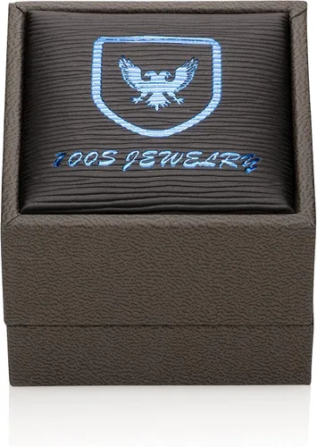 Vista 6 de 100S JEWELRY Anillos de tungsteno de oro de 14 quilates para hombre, barril de whisky y ópalo verde, alianza de compromiso de boda tamaño 6-16