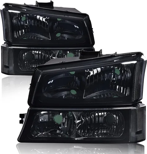 Vista 21 de PIT66 Faros LED, Compatible con 2003-2006 Chevy Silverado 1500 2500 3500 HD 2003 2004 2005 2006, Compatible con 2003-2006 Chevy Avalanche 1500 2500
