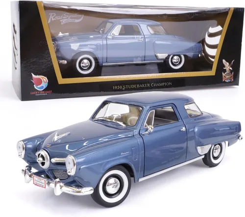 Vista 24 de 1948 Tucker Torpedo Escala 1/18 Modelo de Metal Fundido a Presión Premium Colección Clásica Vintage de Aleación de Coches con Vitrina, para Hombres