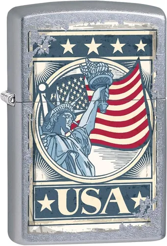Vista 8 de Encendedores Zippo Bandera Americana