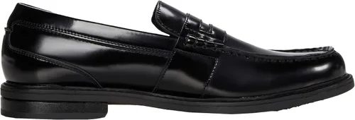 Vista 3 de Nunn Bush Lincoln Classic Penny Mocasines sin cordones para hombre Negro pulido