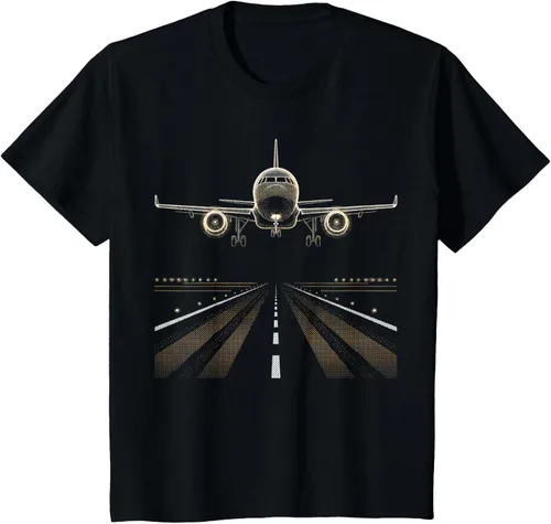 Vista 6 de Airport Runway Aviation Pilot Travel T-Shirt