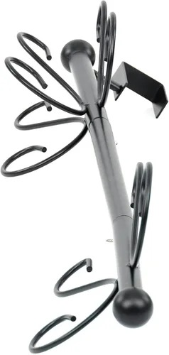 Vista 5 de Harrier Hardware Perchero de metal de 29 pulgadas para paraguas/perchero, color negro