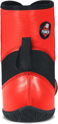 Vista 8 de Zapatos de boxeo profesionales para hombres y mujeres Zapatos de boxeo transpirables Zapatos de suela de goma antideslizante para campeones