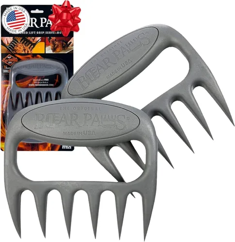 Vista 9 de Bear Paws Garras de carne – Las garras trituradoras de carne originales para cerdo desmenuzado, fabricadas en Estados Unidos. Levanta, tritura, tira