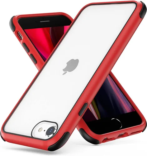 Vista 32 de Mobnano Funda transparente para iPhone 11, con protección multicolor a prueba de golpes, no amarillenta, anti arañazos, parte trasera