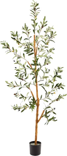 Vista 17 de Nearly Natural 3 ft Artificial Olive Tree with Natural Trunk for Decor