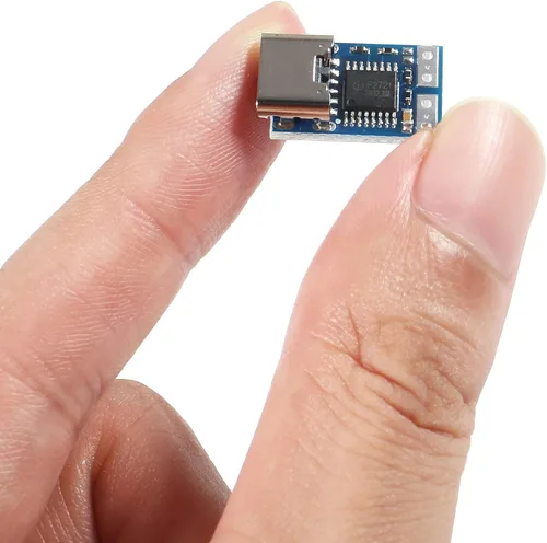 Vista 6 de AITRIP 5 unidades PDC004-PD PD Módulo señuelo de señuelo, USB-C PD 12 V CC módulo de disparo de potencia de voltaje fijo 5A Tipo-C entrada hembra