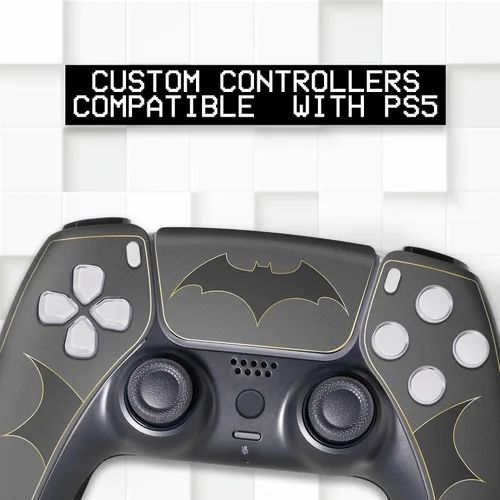 Vista 66 de Battman Custom PS-5 Controller Wireless compatible with Play-Station 5 Console by BCB Controllers Proudly Customized in USA with Permanent