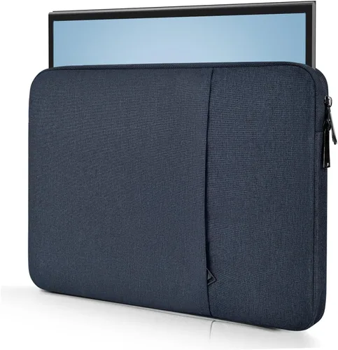 Vista 14 de Funda para monitor portátil de 15.6 pulgadas, funda de transporte para la mayoría de monitores portátiles de 15.6 a 16.1 pulgadas con bolsillo Negro