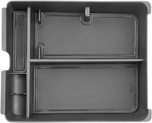 Vista 8 de Bandeja organizadora de control central para Honda Pilot 2023 2024, pasamanos de consola central automática, caja de almacenamiento de privacidad