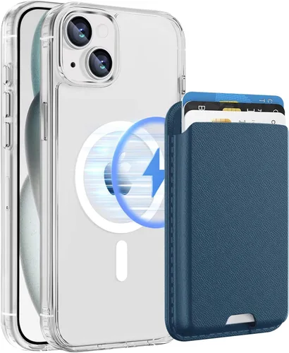 Vista 26 de Funda magnética para iPhone 12 Pro Max, cartera magnética desmontable con soporte para tarjetas, [compatible con MagSafe] grado militar, a prueba