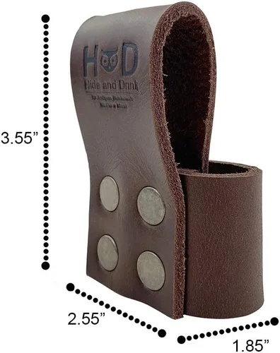 Vista 2 de Hide & Drink, Soporte para martillo con trabilla para cinturón, funda para hacha de cintura, organizador de herramientas rústicas, carpintería