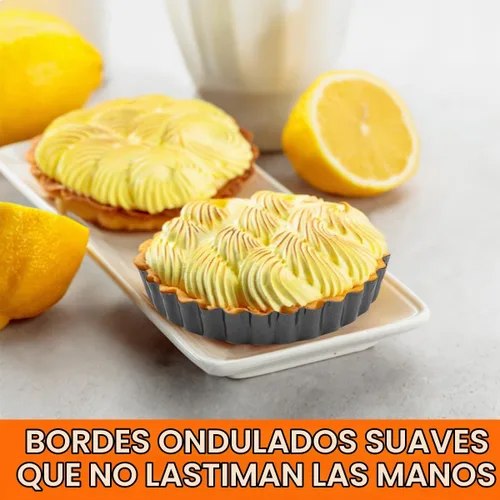 Vista 6 de Gutsdoor Molde para tartas de queso de 5 pulgadas con parte inferior extraíble, moldes para tartas de quiche, antiadherentes, redondas