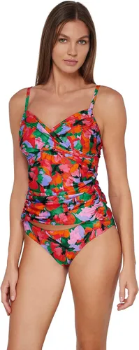 Vista 13 de Sunsets Tankini Simone para mujer Costilla de barra de arena Aqua Mist