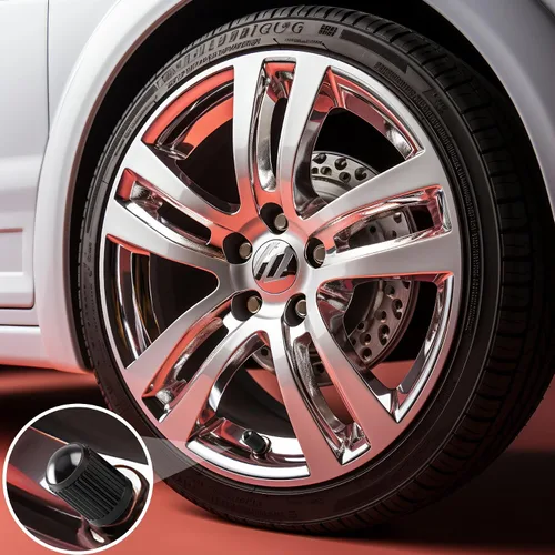 Vista 79 de 10 piezas de tapas de válvula de neumático TPMS con vástago largo, tapas de válvula de rueda de plástico negro para TPMS TR20008, tapas de vástago