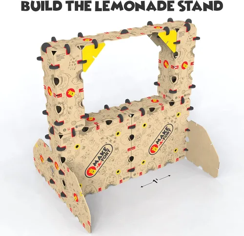Vista 4 de Make-A-Fort Creator Pack: construye fuertes grandes para niños con 1 kit de explorador y 1 kit de creador - Juego de construcción de fortalezas