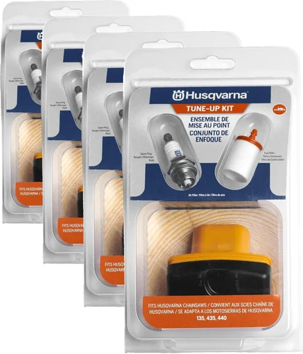 Vista 3 de Husqvarna 599333401 Kit de mantenimiento de motosierra 135/435/440, kit de afinación de piezas de motosierra fácil de instalar, incluye filtro