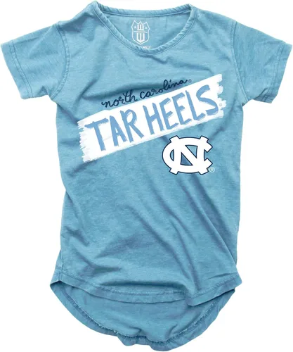 Vista 64 de Wes and Willy NCAA - Camiseta Burnout para niñas S/S