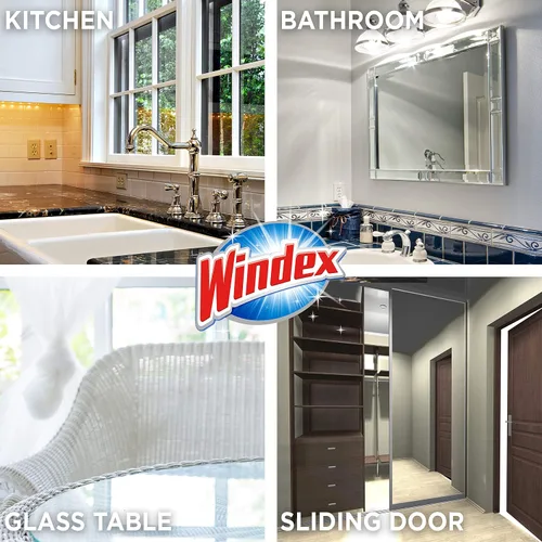 Vista 7 de Windex - Toallitas de limpieza para vidrio y multisuperficie, 28