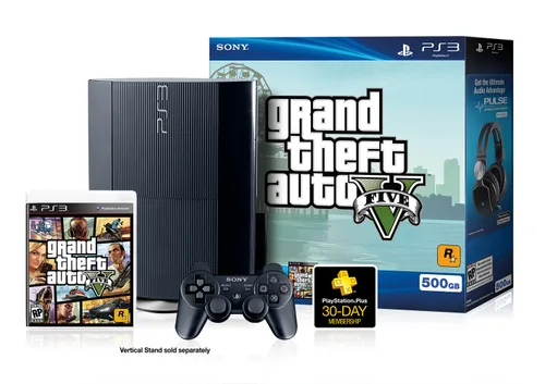 Vista 2 de PS3 500 GB Grand Theft Auto V Bundle